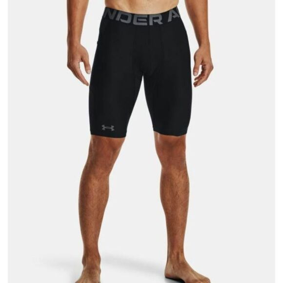 Under Armour 1362450 001 Men's Sz Small Black Heatgear Vent Compression Shorts - Picture 1 of 5
